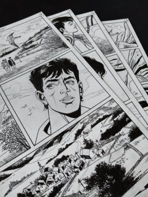 Montanari, Giuseppe / Grassani, Ernesto - 4 Original page - Dylan Dog - Quando il mostro è in vacanza - 2021 | Catawiki