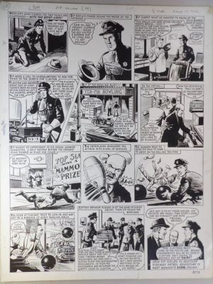 Bunn, Reg - 1 Original page - Zip Nolan - (p.4279) - Op scenario van Jerry Siegel (Superman) | Catawiki