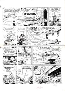 DE GIETER Lucien - Planche originale 4 de Tôôôt et Puit Tome 1