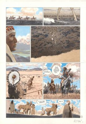 Christian Rossi | Planche originale n° 44 - Comanche Trail | Daniel Maghen
