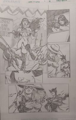 Sergio Dávila (Pencil) Original page - Swords of Sorrow - #4, Page 18 | Catawiki