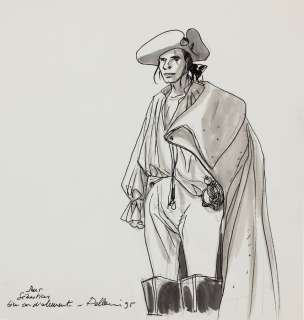 Pellerin | L’Epervier, illustration à l’encre, au feutre et… | Millon