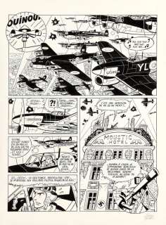 Schwartz | Spirou et Fantasio, planche n°47 à l’encre de… | Millon