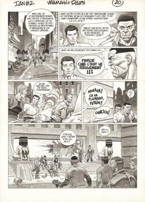 Ralph Meyer | Planche originale n°20 - Leçon de ténèbres - IAN | Daniel Maghen