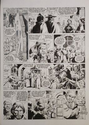 Mitton, Jean-Yves - 1 Original page - Quetzalcoatl T01 - Deux fleurs de maïs - 1997 | Catawiki