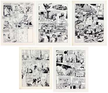 Parras | Le Lièvre de Mars, ensemble de 5 planches.… | Millon