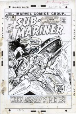 Kane, Gil - SUB-MARINER (1968-74) #52 Cover | ComicConnect