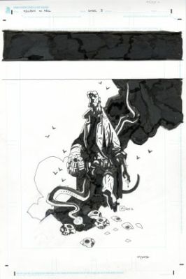 Mignola, Mike - HELLBOY IN HELL (2012-16) #3 Cover | ComicConnect