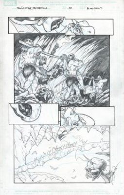 Dazo, Bong - DEADPOOL: MERC WITH A MOUTH (2009) #1 Half Splash