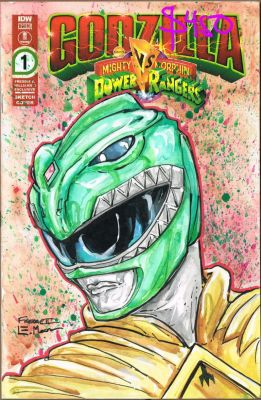 Freddie E. Williams II | Green Ranger 2Watercolor SketchLimited Ed. Godzilla vs Power RangersBlank | Freddie E. Williams II