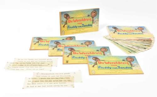 [ORIGINAL BOOK & COMIC ARTWORK] BROEKMAN, A. DE WERELDREIS VAN FREDDY VAN ZANDEN | Zwiggelaar Auctions