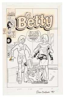 DAN DeCARLO Original Art: Betty #55 Cover | PBA Galleries
