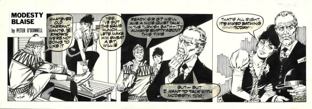 Enric Badia Romero | Modesty Blaise: Cry Wolf – Original daily strip #3557 – Romero | Origin Of Comics