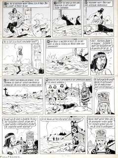 Vandersteen (Wirel) | Bessy, planche n°47 Ã  l’encre de Chine de l’épi… | Banque Dessinée