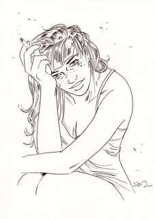 Jim (Terrasson, Thierry) | Original illustration  - Marie  - Een nacht in Rome | Catawiki