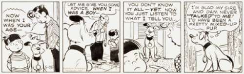 George Sixta Rivets Daily Comic Strip Original Art dated 5-25-67 (Publishers Newspaper Syndicate, 1967). Rivets - | Heritage