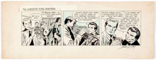Jack Kirby and Frank Giacoia The Career of King Masters Daily Comic Strip Original Art (1956) | Heritage