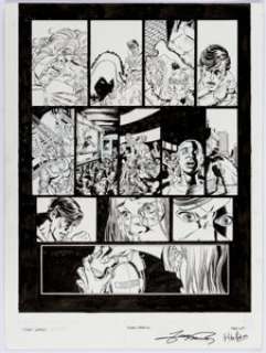George Perez and Mike Perkins The New Teen Titans: Games Page 105 Original Art (DC, 2011). A stirring, - | Heritage