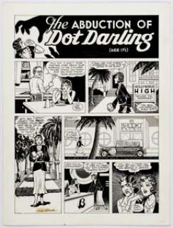 Leslie Cabarga Comix Book #3 Complete 5-Page Story Original Art (Kitchen/Marvel, 1975). A true-crime tale of - | Heritage