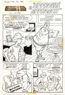 Al Hartley and Joe Sinnott Archie and Me #53 Complete 6-Page Story Original Art (Archie Comics, 1972). - | Heritage