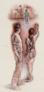 A Beggar in Jerusalem Cover Original Art (Avon Books, 1971). This unsigned gem graced the first paperback - | Heritage