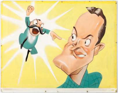 Sam Berman NBC Parade of Stars Painting Bob Hope Original Art (National Broadcasting Co., 1947). Nobody, but - | Heritage