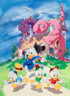 DuckTales Magazine Cover Illustration (Walt Disney, 1990). Original cover painting for DuckTales Magazine, - | Heritage