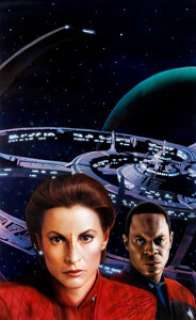 Keith Birdsong Star Trek: Deep Space Nine #5 "Fallen Heroes" Paperback Novel Cover Painting Original - | Heritage