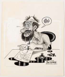 Jay Lynch Cascade #23: "Am I Senile Yet?" Original Art (Everyman Studios, 1981). Lynch’s self-mocking - | Heritage
