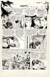 Alex Toth Dale Evans Comics #9 Story Page 8 Original Art (DC, 1950). Alex Toth turned in a cool mystery in the - | Heritage