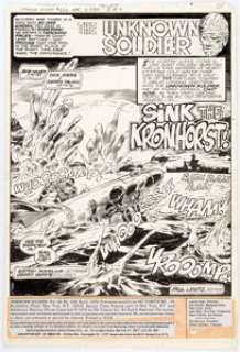 Dick Ayers and Gary Talaoc The Unknown Soldier #226 Complete 11-Page Story Original Art (DC, 1979). In - | Heritage