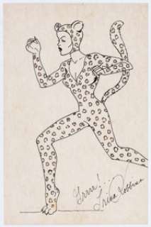 Trina Robbins - Cheetah Illustration Original Art  (undated)....