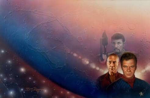 Keith Birdsong Star Trek: Spectre Paperback Novel Cover Painting Original Art (Pocketbooks, ... | Heritage