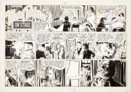 Leonard Starr Mary Perkins On Stage Sunday Comic Strip Original Art dated 11-6-66 (Chicago Tribune, 1966). - | Heritage