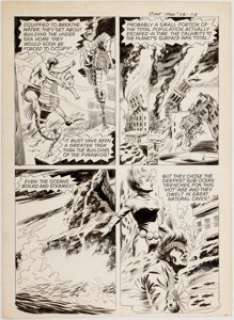 Al McWilliams Star Trek #43 Story Page 7 Original Art (Gold Key, 1977). A lovely page that explains how Bwujan - | Heritage