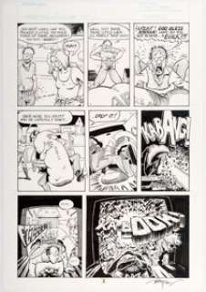 Terry Moore Strangers in Paradise #2 Story Page 2 Katchoo Original Art (Antarctic Press, 1993). This page from - | Heritage