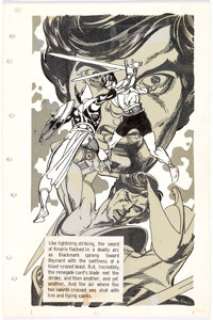 Gil Kane Blackmark Paperback Page 111 Original Art (Bantam Books, 1971). Gil Kane’s incredible grasp of dynamic - | Heritage