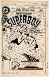 Kurt Schaffenberger and Dave Hunt The New Adventures of Superboy #10 Cover Original Art (DC Comics, 1980).... | Heritage