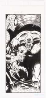 Ron Lim Spider-Man: The Venom Factor Novel Illustration Original Art (Putnam, 1994).... | Heritage