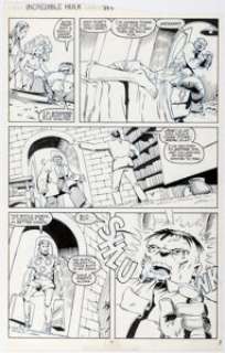 Jeff Purves and Herb Trimpe Incredible Hulk #355 Story Page 8 Mr. Fixit Original Art (Marvel, 1989)....
