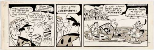 Gene Hazelton The Flintstones Daily Comic Strip 12-3-62 (McNaught Syndicate, 1962).... | Heritage