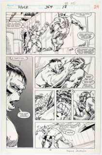 Jeff Purves and Marie Severin The Incredible Hulk #364 Story Page 18 Original Art (Marvel, 1989).... | Heritage