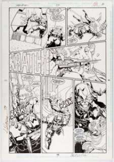 Jim Calafiore and Peter Palmiotti Aquaman V2#37 Story Page 19 Original Art (DC, 1997)....