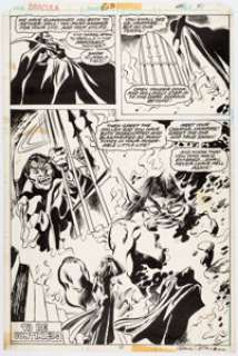 Gene Colan and Tom Palmer Tomb of Dracula #63 Page 31 Original Art (Marvel, 1978). Dracula comes face-to-face with the - | Heritage