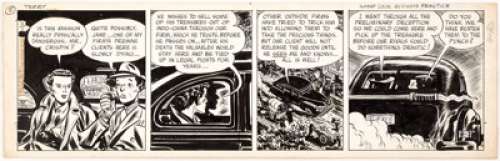 Milton Caniff Terry and the Pirates Daily Comic Strip Original Art dated 11-1-46 Original Art (News Syndicate Co. ... | Heritage