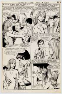 Tony Abruzzo Girls‘ Love Stories #139 Story Page 5 Original Art (DC, 1968)....