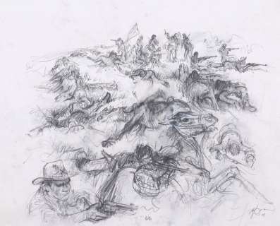 Follet | Illustration préparatoire à la mine de plomb et… | AZ auction