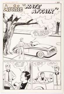 Harry Lucey and Terry Szenics Archie #142 Complete 5-Page Story "Hate Affair" Original Art (Archie Comics, 1963).... (Total: 5 Original Art) | Heritage