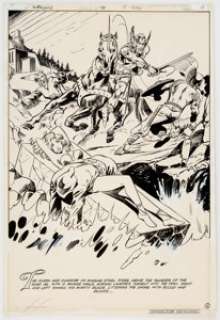 Mike Grell and Vince Colletta Warlord #48 Splash Page 8 Original Art (DC, 1981).... | Heritage