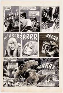 John Buscema and Neal Adams Savage Tales #7 Page 52 Original Art (Marvel, 1974).... | Heritage